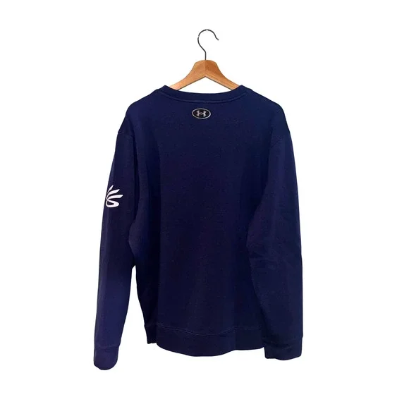 Steph Curry Underrated Golf Crewneck Sweatshirt Blue 2XL NWOT Rare Player Gift